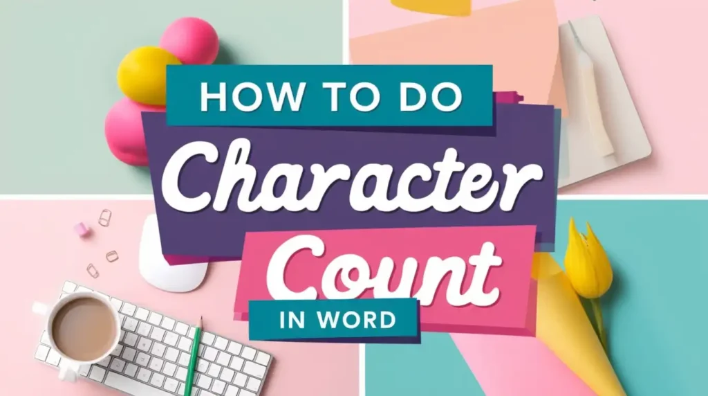 How to Do Character Count in Word