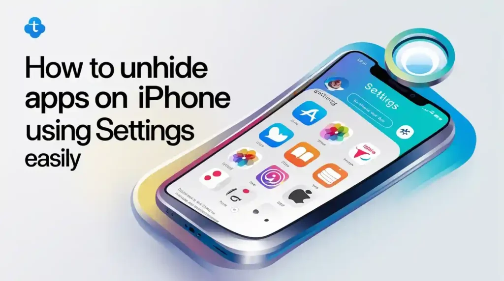 How to Unhide Apps on iPhone Using Settings Easily